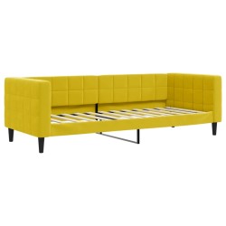 vidaXL Tagesbett Gelb 80x200 cm Samt