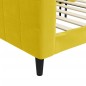 vidaXL Tagesbett Gelb 80x200 cm Samt vidaXL Tagesbett Gelb 80x200 cm Samt