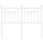 vidaXL Kopfteil Metall Weiß 120 cm vidaXL Kopfteil Metall Weiß 120 cm