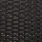 Gartenbank 3-Sitzer mit Kissen Schwarz Poly Rattan Gartenbank 3-Sitzer mit Kissen Schwarz Poly Rattan