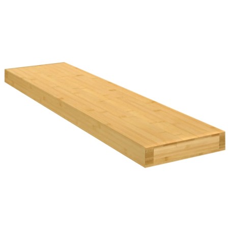 vidaXL Wandregal 80x20x4 cm Bambus