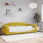 vidaXL Tagesbett Gelb 90x200 cm Samt vidaXL Tagesbett Gelb 90x200 cm Samt