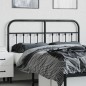 vidaXL Kopfteil Metall Schwarz 140 cm vidaXL Kopfteil Metall Schwarz 140 cm
