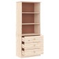 vidaXL Bücherregal mit Schubladen ALTA 60x35x142 cm Massivholz Kiefer vidaXL Bücherregal mit Schubladen ALTA 60x35x142 cm Massivholz Kiefer