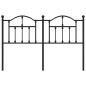 vidaXL Kopfteil Metall Schwarz 140 cm vidaXL Kopfteil Metall Schwarz 140 cm