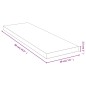 vidaXL Wandregal 60x20x2,5 cm Bambus vidaXL Wandregal 60x20x2,5 cm Bambus