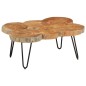 vidaXL Couchtisch 36 cm 6 Stämme Massivholz Akazie vidaXL Couchtisch 36 cm 6 Stämme Massivholz Akazie