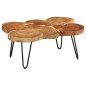 vidaXL Couchtisch 36 cm 6 Stämme Massivholz Akazie vidaXL Couchtisch 36 cm 6 Stämme Massivholz Akazie