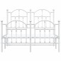 vidaXL Bettgestell mit Kopf- und Fußteil Metall Weiß 120x190 cm vidaXL Bettgestell mit Kopf- und Fußteil Metall Weiß 120x190 cm