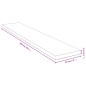vidaXL Wandregal 100x20x4 cm Bambus vidaXL Wandregal 100x20x4 cm Bambus