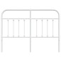 vidaXL Kopfteil Metall Weiß 140 cm vidaXL Kopfteil Metall Weiß 140 cm