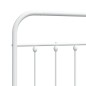 vidaXL Kopfteil Metall Weiß 140 cm vidaXL Kopfteil Metall Weiß 140 cm