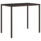 4-tlg. Garten-Lounge-Set mit Kissen Braun Poly Rattan 4-tlg. Garten-Lounge-Set mit Kissen Braun Poly Rattan