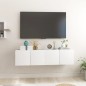 vidaXL TV-Hängeschränke 2 Stk. Weiß 60x30x30 cm vidaXL TV-Hängeschränke 2 Stk. Weiß 60x30x30 cm