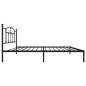 vidaXL Bettgestell mit Kopfteil Metall Schwarz 107x203 cm vidaXL Bettgestell mit Kopfteil Metall Schwarz 107x203 cm