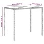 4-tlg. Garten-Lounge-Set mit Kissen Braun Poly Rattan 4-tlg. Garten-Lounge-Set mit Kissen Braun Poly Rattan