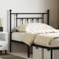 vidaXL Kopfteil Metall Schwarz 90 cm vidaXL Kopfteil Metall Schwarz 90 cm