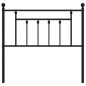 vidaXL Kopfteil Metall Schwarz 90 cm vidaXL Kopfteil Metall Schwarz 90 cm