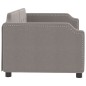 vidaXL Tagesbett Taupe 90x200 cm Stoff vidaXL Tagesbett Taupe 90x200 cm Stoff