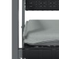 vidaXL Gartenstühle mit Kissen 2 Stk. Schwarz 54x62,5x89cm Poly Rattan vidaXL Gartenstühle mit Kissen 2 Stk. Schwarz 54x62,5x89cm Poly Rattan
