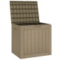 vidaXL Gartenbox Hellbraun 55,5x43x53 cm Polypropylen vidaXL Gartenbox Hellbraun 55,5x43x53 cm Polypropylen