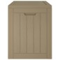 vidaXL Gartenbox Hellbraun 55,5x43x53 cm Polypropylen vidaXL Gartenbox Hellbraun 55,5x43x53 cm Polypropylen