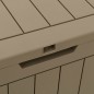 vidaXL Gartenbox Hellbraun 55,5x43x53 cm Polypropylen vidaXL Gartenbox Hellbraun 55,5x43x53 cm Polypropylen