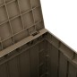 vidaXL Gartenbox Hellbraun 55,5x43x53 cm Polypropylen vidaXL Gartenbox Hellbraun 55,5x43x53 cm Polypropylen