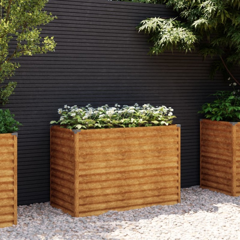 vidaXL Hochbeet 100x50x69 cm Cortenstahl vidaXL Hochbeet 100x50x69 cm Cortenstahl
