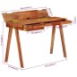 vidaXL Schreibtisch mit Schublade 110x50x77 cm Massivholz Akazie vidaXL Schreibtisch mit Schublade 110x50x77 cm Massivholz Akazie