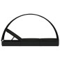 vidaXL Sonnenliege mit Runddach Schwarz 211x57x140 cm Poly Rattan vidaXL Sonnenliege mit Runddach Schwarz 211x57x140 cm Poly Rattan