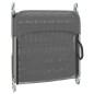 vidaXL Sonnenliegen Klappbar 2 Stk. Grau Textilene und Stahl vidaXL Sonnenliegen Klappbar 2 Stk. Grau Textilene und Stahl