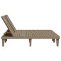vidaXL Doppel-Sonnenliege Hellbraun 155x138x83 cm Polypropylen vidaXL Doppel-Sonnenliege Hellbraun 155x138x83 cm Polypropylen