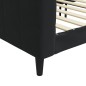 vidaXL Tagesbett Schwarz 90x190 cm Samt vidaXL Tagesbett Schwarz 90x190 cm Samt