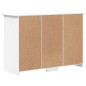 vidaXL Sideboard BODO Weiß 115x43x79,5 cm Massivholz Kiefer vidaXL Sideboard BODO Weiß 115x43x79,5 cm Massivholz Kiefer