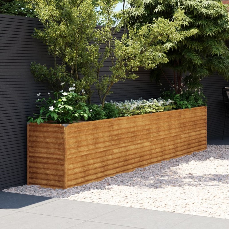 vidaXL Hochbeet 385x50x69 cm Cortenstahl vidaXL Hochbeet 385x50x69 cm Cortenstahl