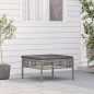 Gartenhocker mit Kissen Grau Poly Rattan Gartenhocker mit Kissen Grau Poly Rattan