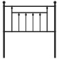 vidaXL Kopfteil Metall Schwarz 80 cm vidaXL Kopfteil Metall Schwarz 80 cm
