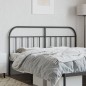 vidaXL Kopfteil Metall Schwarz 160 cm vidaXL Kopfteil Metall Schwarz 160 cm