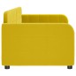 vidaXL Tagesbett Gelb 80x200 cm Samt vidaXL Tagesbett Gelb 80x200 cm Samt