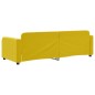 vidaXL Tagesbett Gelb 80x200 cm Samt vidaXL Tagesbett Gelb 80x200 cm Samt