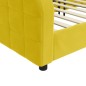 vidaXL Tagesbett Gelb 80x200 cm Samt vidaXL Tagesbett Gelb 80x200 cm Samt