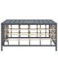 vidaXL Gartentisch Anthrazit 70x70x34 cm Poly Rattan vidaXL Gartentisch Anthrazit 70x70x34 cm Poly Rattan