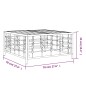 vidaXL Gartentisch Anthrazit 70x70x34 cm Poly Rattan vidaXL Gartentisch Anthrazit 70x70x34 cm Poly Rattan