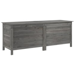 vidaXL Gartentruhe Anthrazit 150x50x56,5 cm Massivholz Tanne