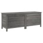 vidaXL Gartentruhe Anthrazit 150x50x56,5 cm Massivholz Tanne vidaXL Gartentruhe Anthrazit 150x50x56,5 cm Massivholz Tanne