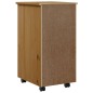vidaXL Rollschrank mit Schubladen MOSS Honigbraun Massivholz Kiefer vidaXL Rollschrank mit Schubladen MOSS Honigbraun Massivholz Kiefer