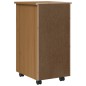 vidaXL Rollschrank mit Schubladen MOSS Honigbraun Massivholz Kiefer vidaXL Rollschrank mit Schubladen MOSS Honigbraun Massivholz Kiefer