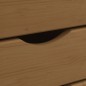 vidaXL Rollschrank mit Schubladen MOSS Honigbraun Massivholz Kiefer vidaXL Rollschrank mit Schubladen MOSS Honigbraun Massivholz Kiefer
