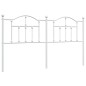 vidaXL Kopfteil Metall Weiß 160 cm vidaXL Kopfteil Metall Weiß 160 cm
